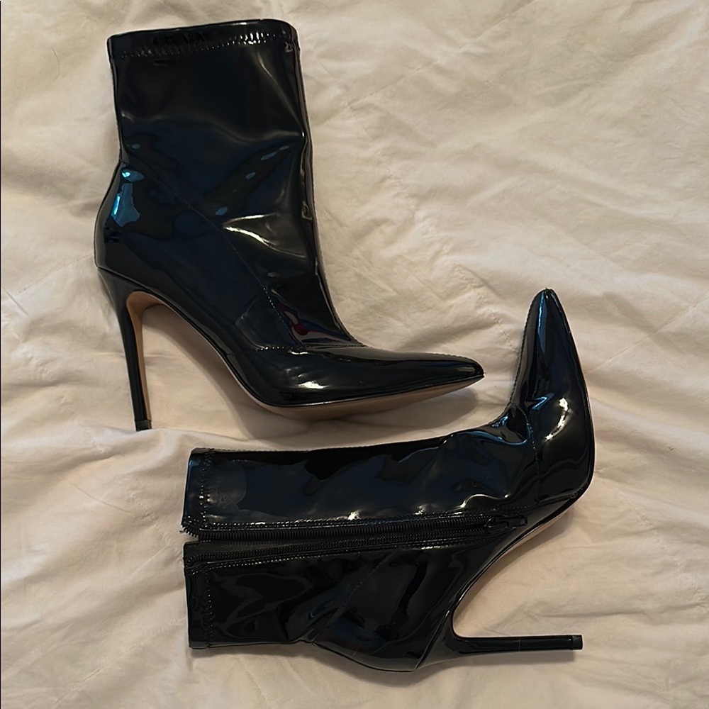 Mix No. 6 Black Heeled Boots with Stiletto Heel